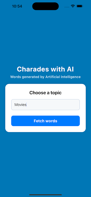 Charades with AI Screenshot 1