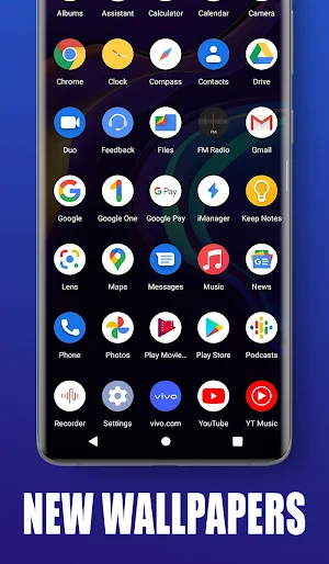Vivo X60 pro Launcher, theme for Vivo X60 Screenshot 1