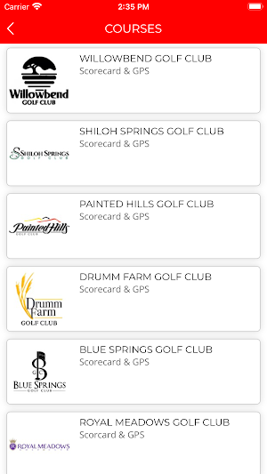GreatLIFE Golf KC Screenshot 2