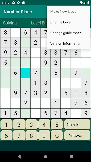 Number Place Screenshot 2