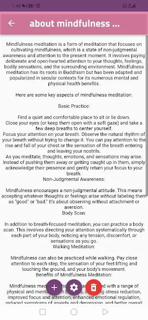 guided mindfulness meditation Screenshot 2