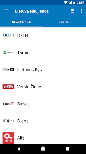 Lithuania News (Naujienos) Screenshot 0