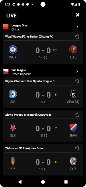 Football Score Screenshot 1