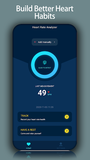 Heart Rate Analyzer & Monitor Screenshot 0