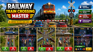 Railway Train Crossing Master Screenshot 0
