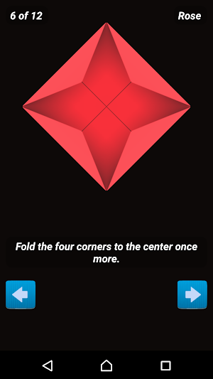 Origami Flower Instructions 3D Screenshot 3