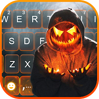 Halloween Maskman Keyboard Background