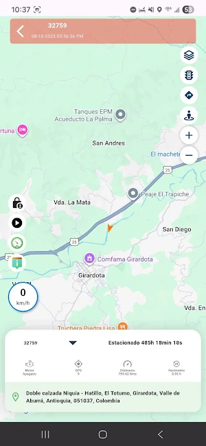 GPS Filtracking Screenshot 3