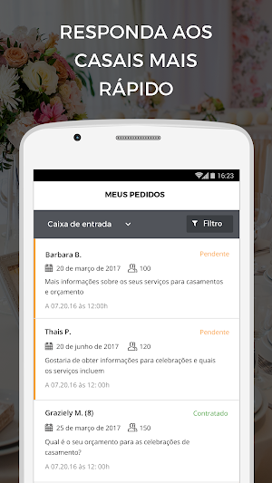 Casamentos.com.br para empresa Screenshot 2