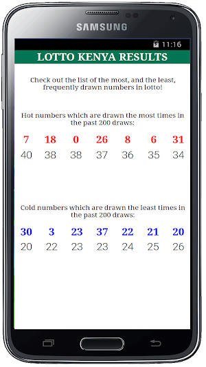 LOTTO KENYA RESULTS Screenshot 1