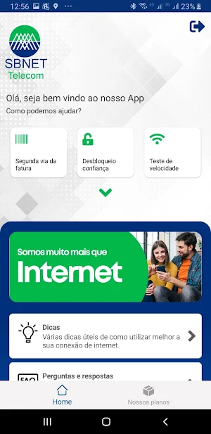 SBNET Telecom - App oficial Screenshot 2