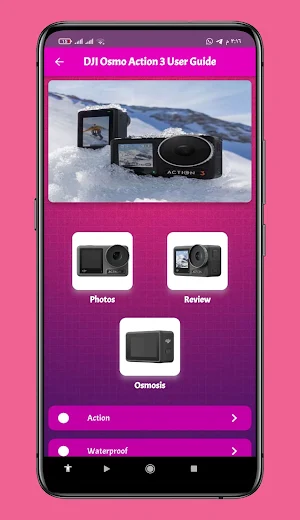 DJI Osmo Action 3 User Guide Screenshot 0
