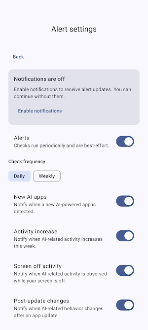 AI Data Exposure Monitor Screenshot 1