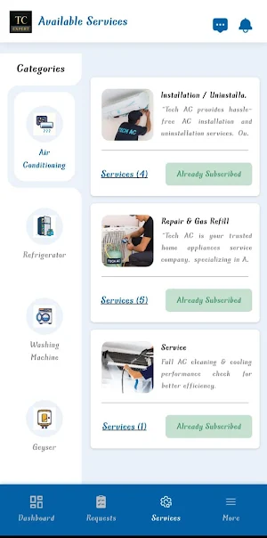 Tech Ac Expert Screenshot 1