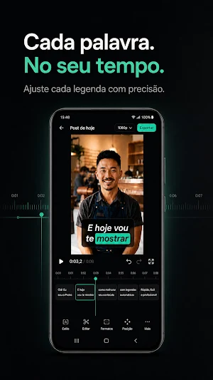 Capti: Legendas para Vídeos Screenshot 0