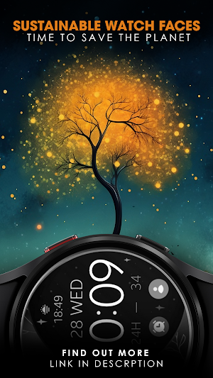 Moon Rose Gold watch face Screenshot 2