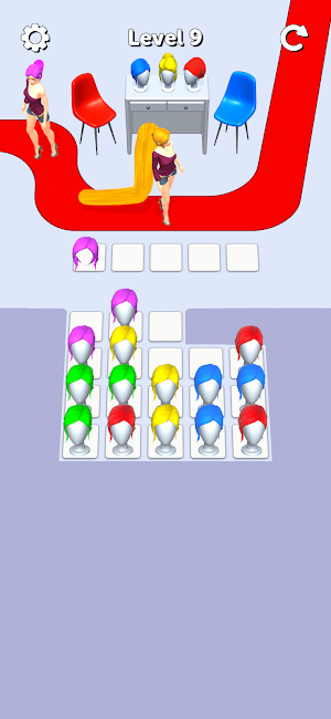 Wig Selection Screenshot 3