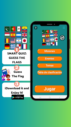 Smart Quiz: Guess The Flags Screenshot 3
