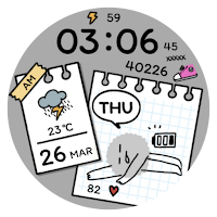 NW127: DIgital watch face