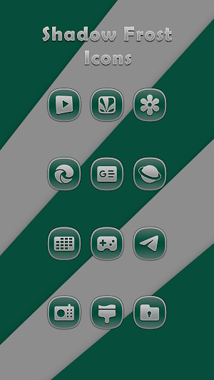 Shadow Frost Emerald Icons Screenshot 2