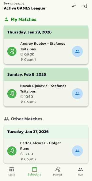 Tennis Hub Screenshot 1