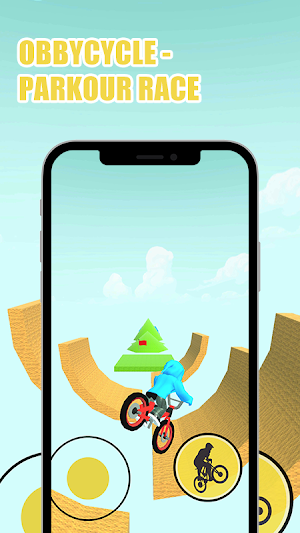 ObbyCycle - Parkour Race Screenshot 0