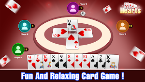 Hearts card game Screenshot 1