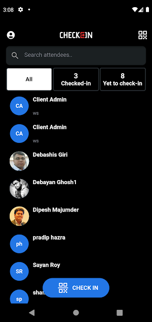 CheckinApp2022 Screenshot 2