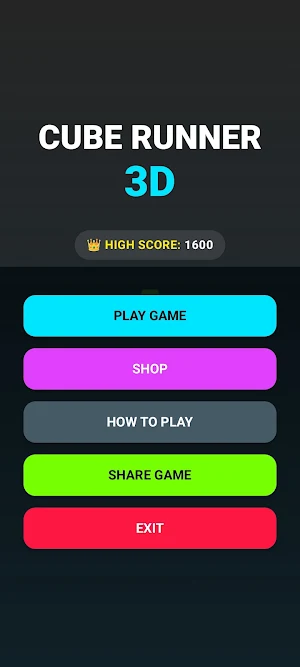 Cube Runner 3D Screenshot 0