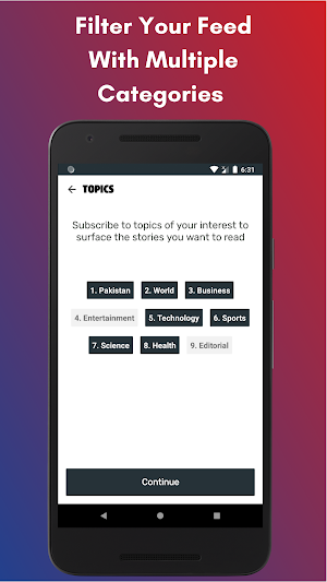 Qaasid - The Pakistan News App Screenshot 0