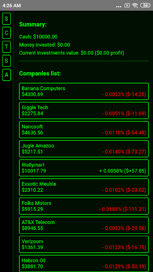 Permainan Investasi Virtual Screenshot 0