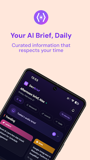 DevBrief: AI News Digest Screenshot 0