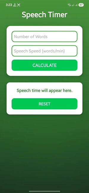 SpeechTimerPro Screenshot 1