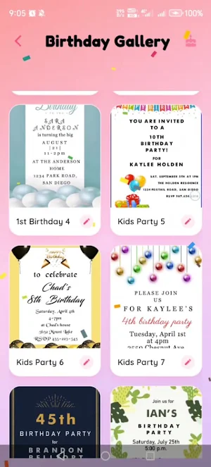Ro2ia: Wedding-Birthday Design Screenshot 2