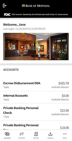 BankofMT Screenshot 1