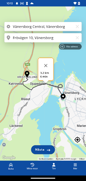 Taxi Vänersborg Screenshot 0