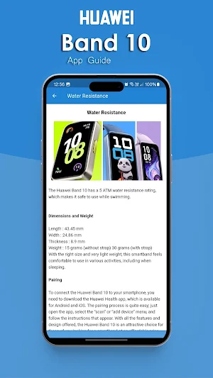 Huawei Band 10 App Guide Screenshot 1