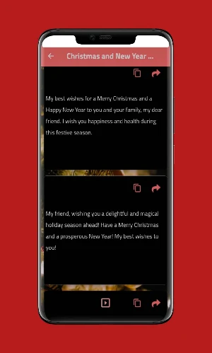 Christmas and New Year Wishes Screenshot 2