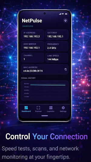 NetPulse –WiFi Analyzer & Info Screenshot 2