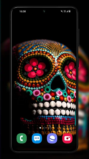 Skull wallpapers 4k background Screenshot 2