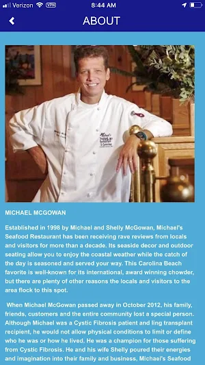 Michaels Seafood Restaurant Screenshot 2