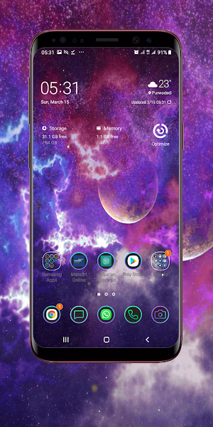 Pink Star Wallpaper Screenshot 2