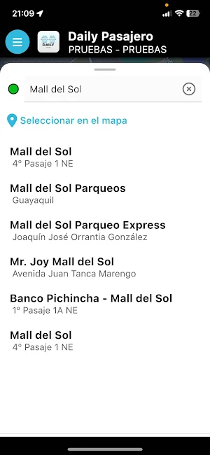 Daily Pasajero Screenshot 1