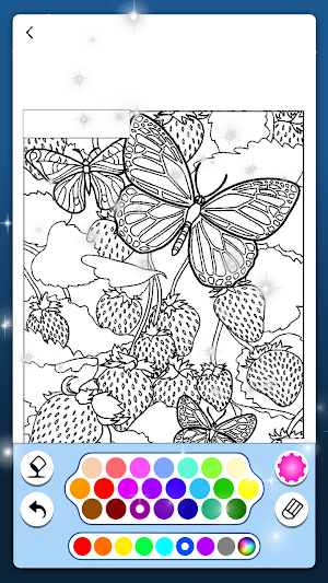 Adult Glitter Paint Color Game Screenshot 2