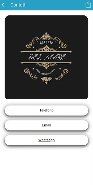 OSTERIA DEL MARE Screenshot 1