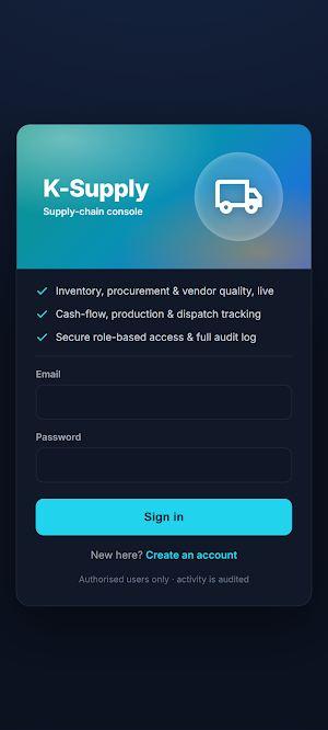 ATUMobile Supply Chain Screenshot 0