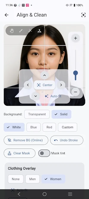 Passport Photo Maker – IDReady Screenshot 2
