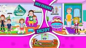 My Family Town : NewBorn Baby Screenshot 3