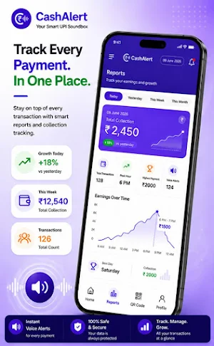 CashAlert: UPI SoundBox Alerts Screenshot 0