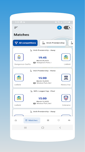 Linfield Football Club Screenshot 2